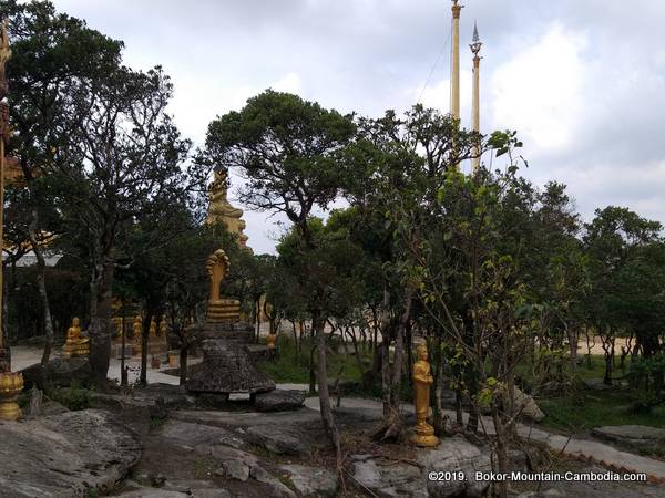 Wat Sampov Bram on Bokor Mountain.