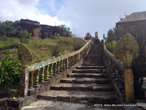 Wat Sampov Bram on Bokor Mountain.