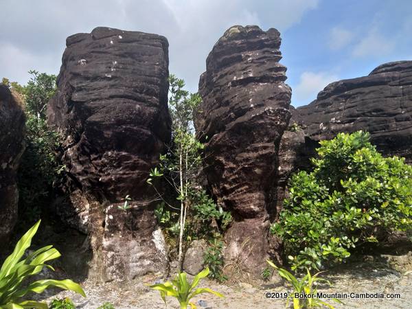 Wat Sampov Bram on Bokor Mountain.