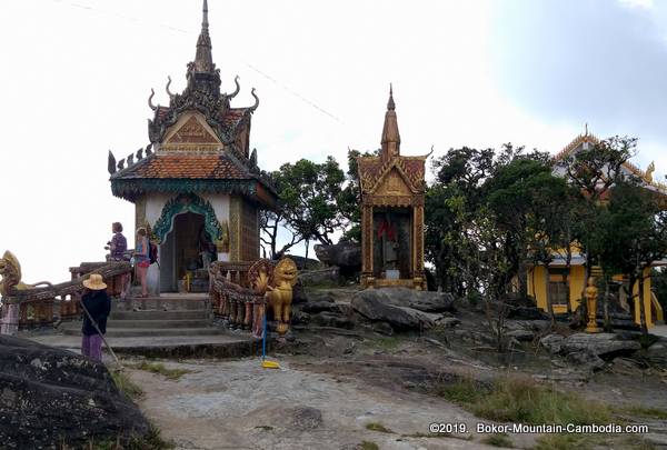 Wat Sampov Bram on Bokor Mountain.