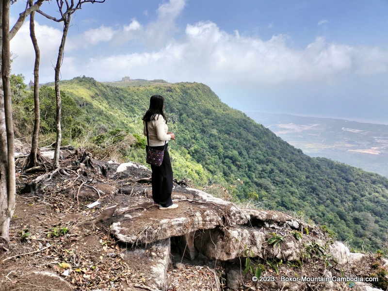 view from bokor mountain
