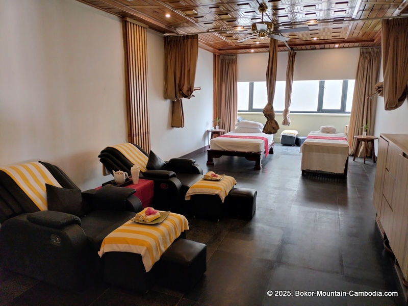 thansur sokha hotel on bokor mountain in kampot, cambodia