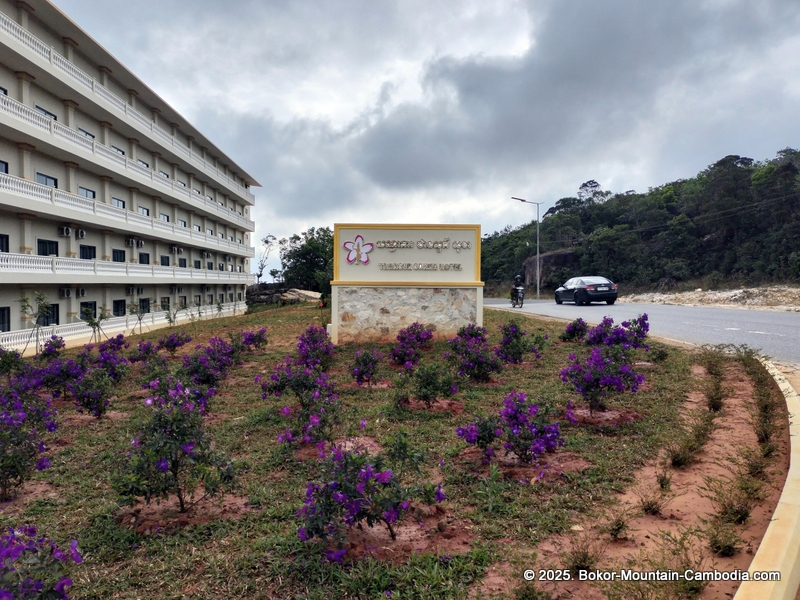 thansur sokha hotel on bokor mountain in kampot, cambodia