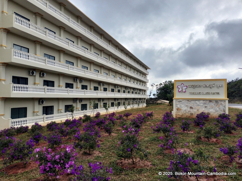 thansur sokha hotel on bokor mountain in kampot, cambodia