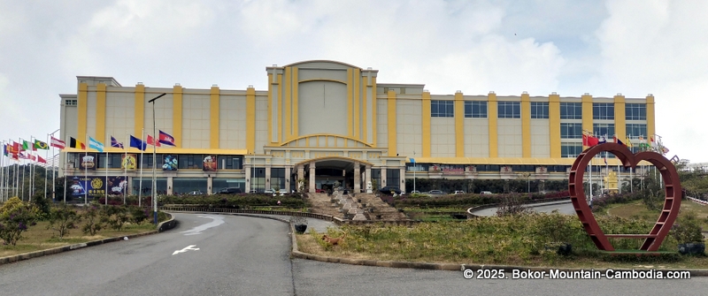 Sokha Lihua Casino and hotel on bokor mountain in kampot, cambodia