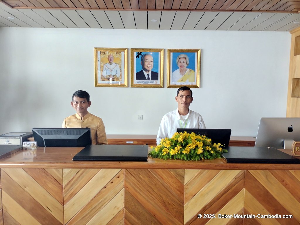 thansur sokha hotel on bokor mountain in kampot, cambodia