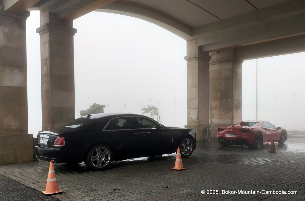 Sokha Lihua Casino and hotel on bokor mountain in kampot, cambodia