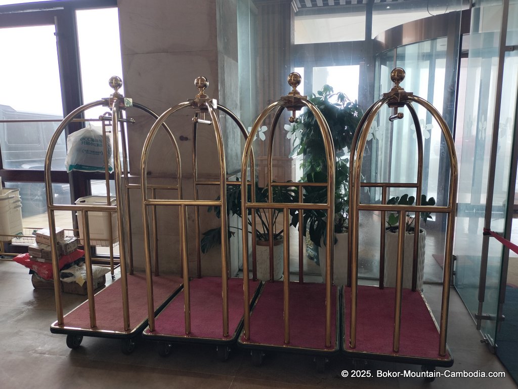 Sokha Lihua Casino and hotel on bokor mountain in kampot, cambodia