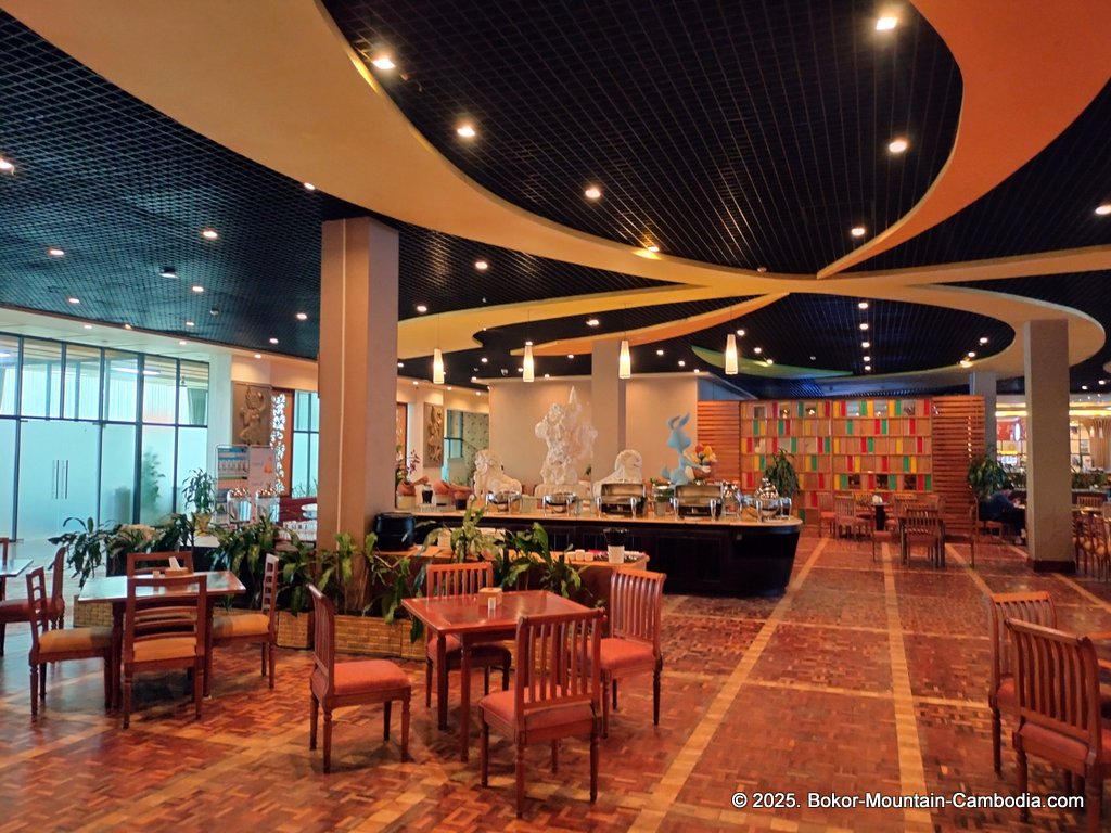 Sokha Lihua Casino and hotel on bokor mountain in kampot, cambodia