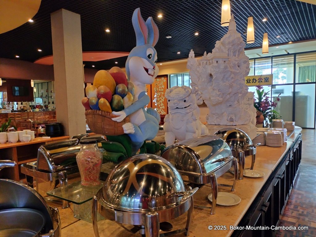 Sokha Lihua Casino and hotel on bokor mountain in kampot, cambodia