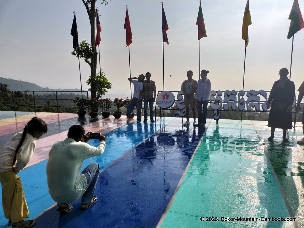 Tmaw Muk Yeak Cafe on Bokor Mountain in Cambodia