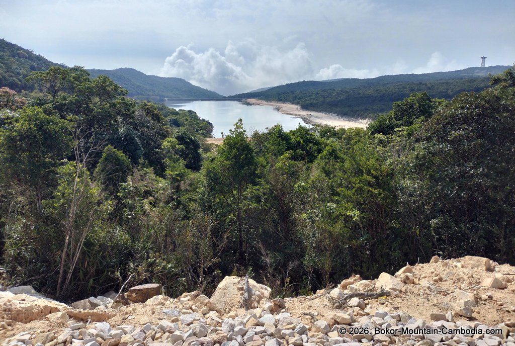 New dam on bokor mountain