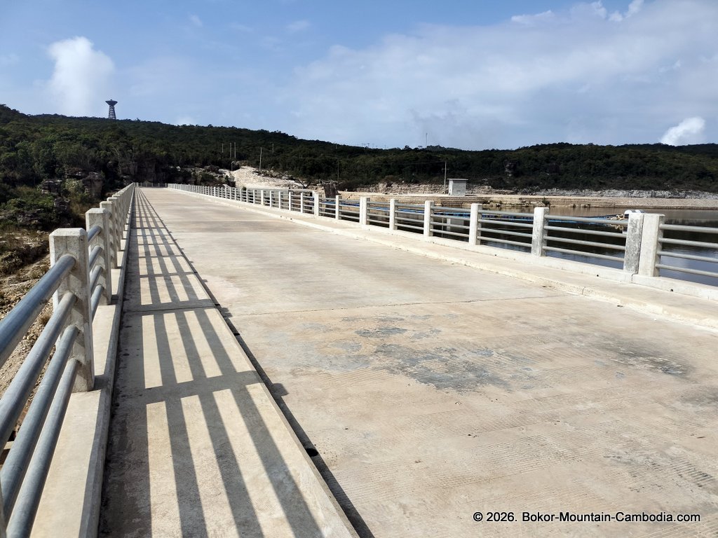 New dam on bokor mountain
