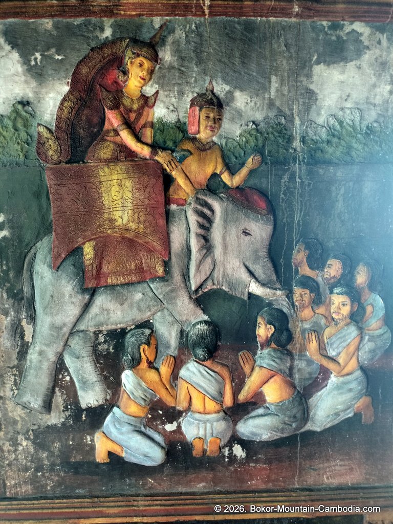 Wat Sampov Bram on Bokor Mountain.