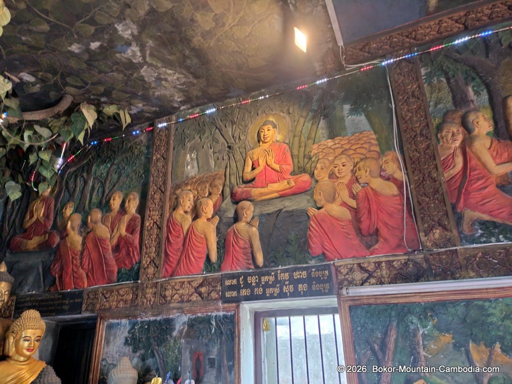 Wat Sampov Bram on Bokor Mountain.