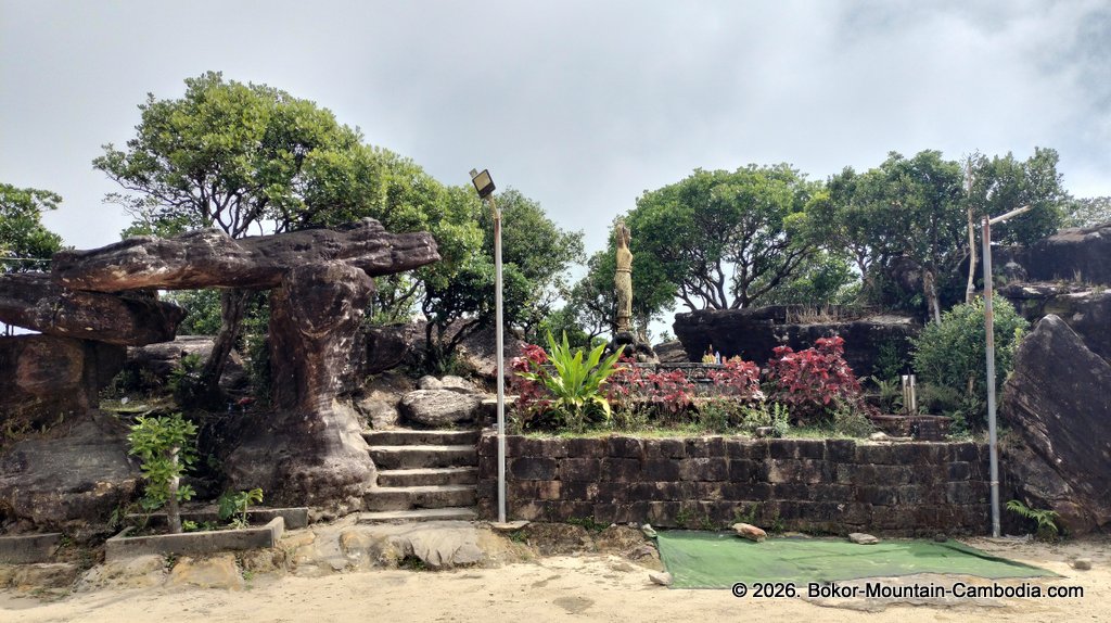Wat Sampov Bram on Bokor Mountain.